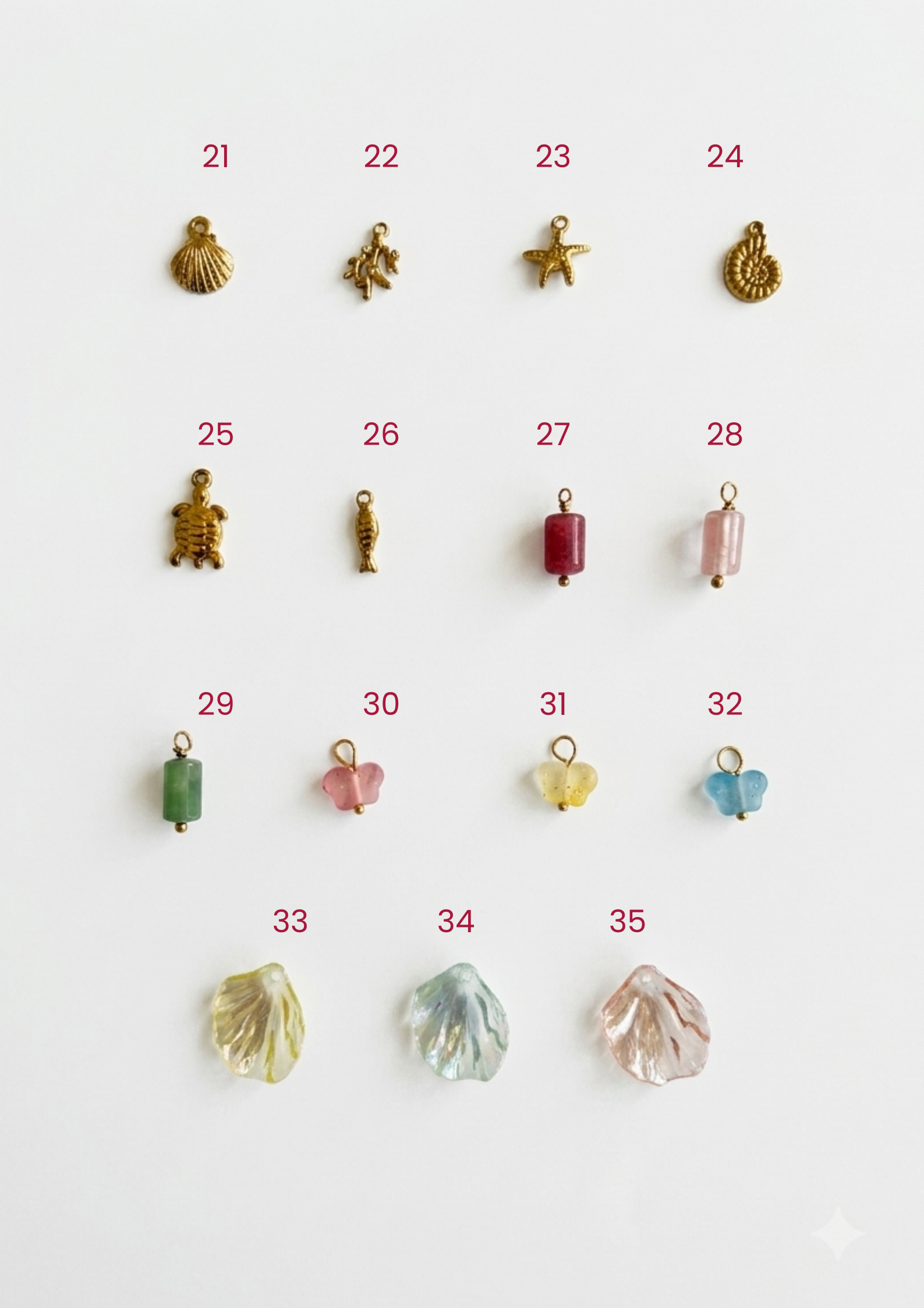 Collier à charms personnalisable