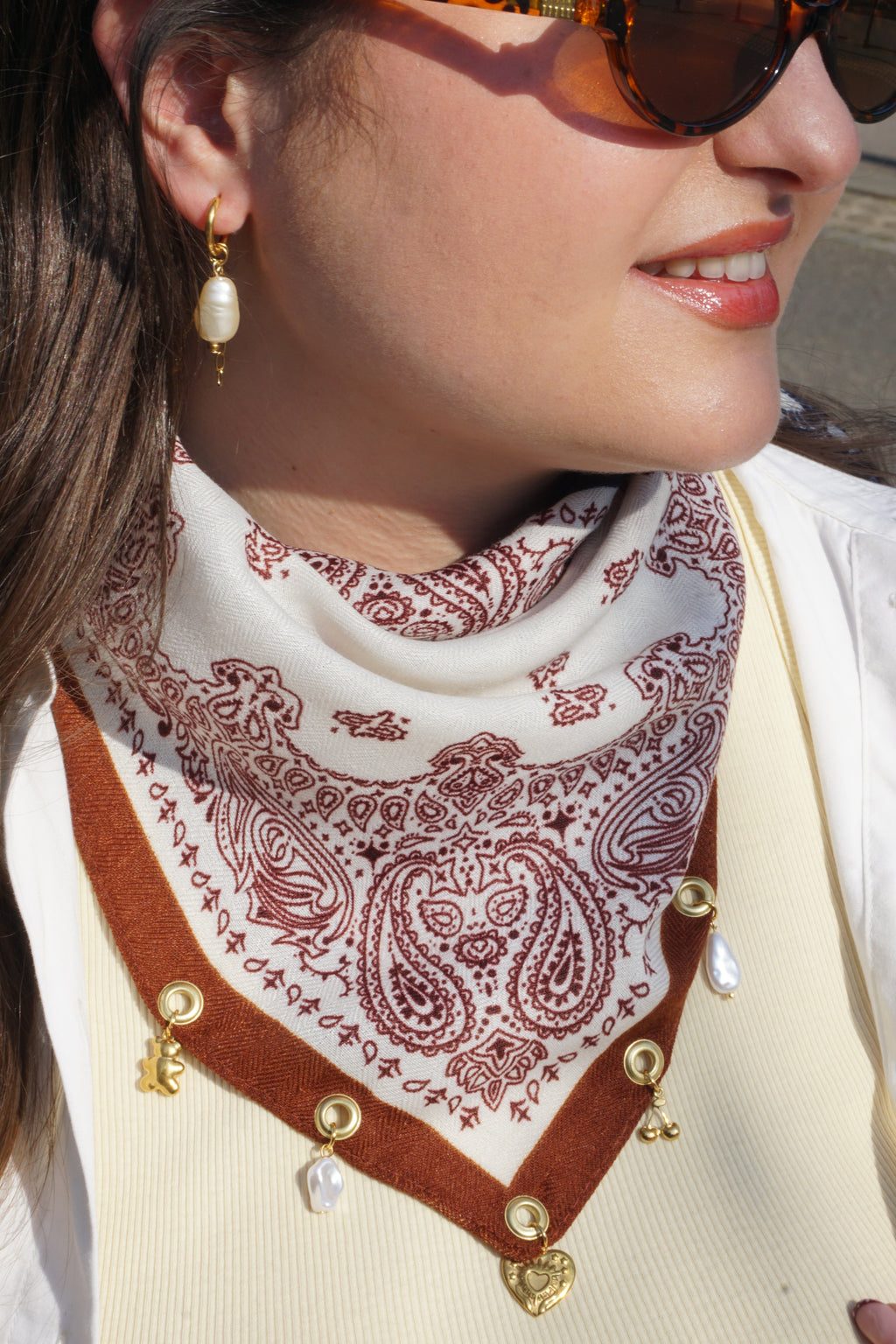 Foulard à charms personnalisable