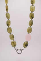 Collier Olivia - Vert olive
