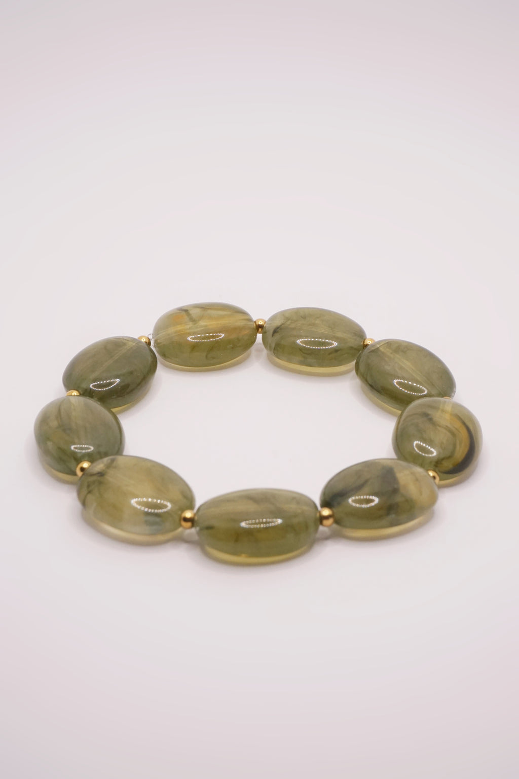 Bracelet Olivia - Vert olive