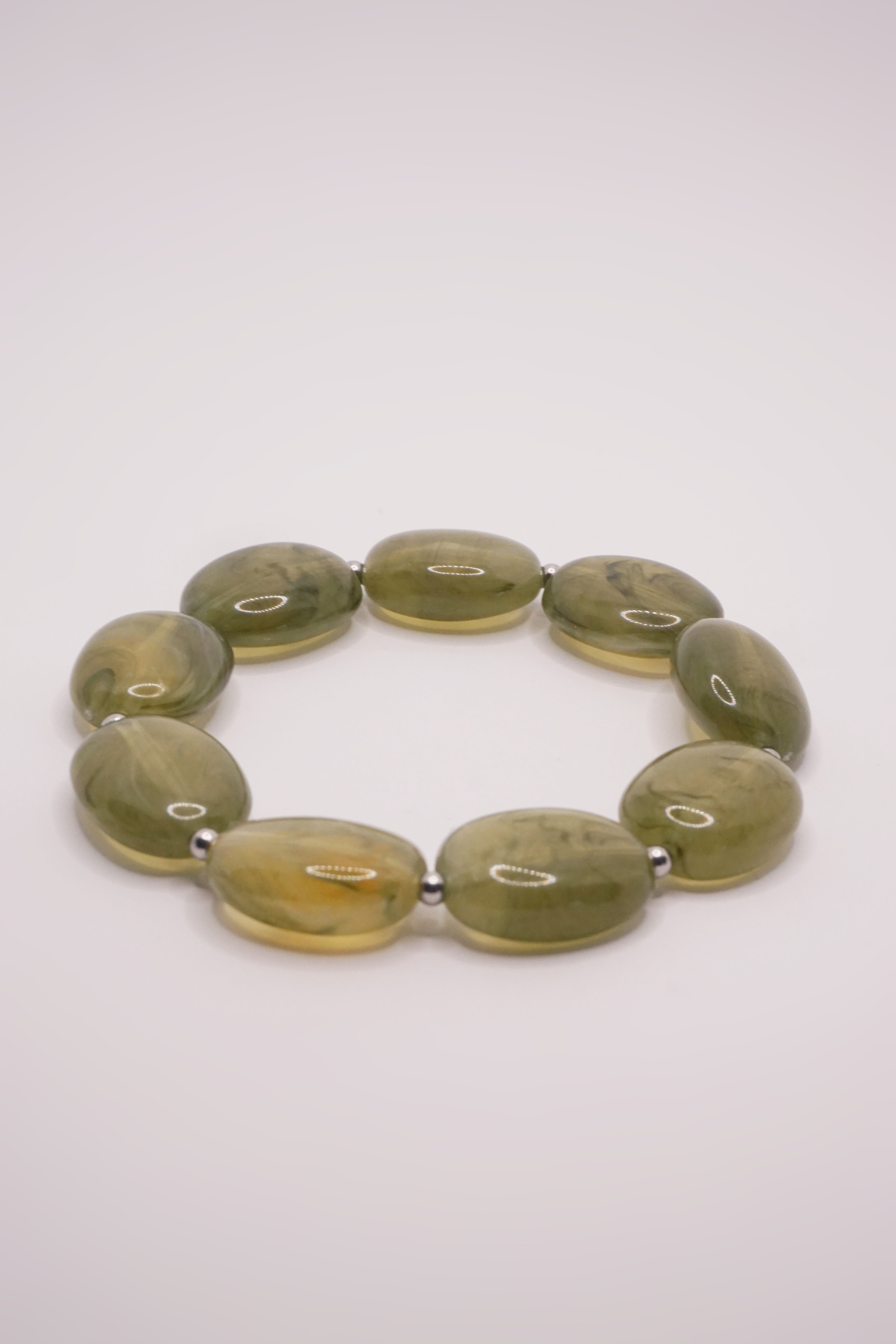 Bracelet Olivia - Vert olive