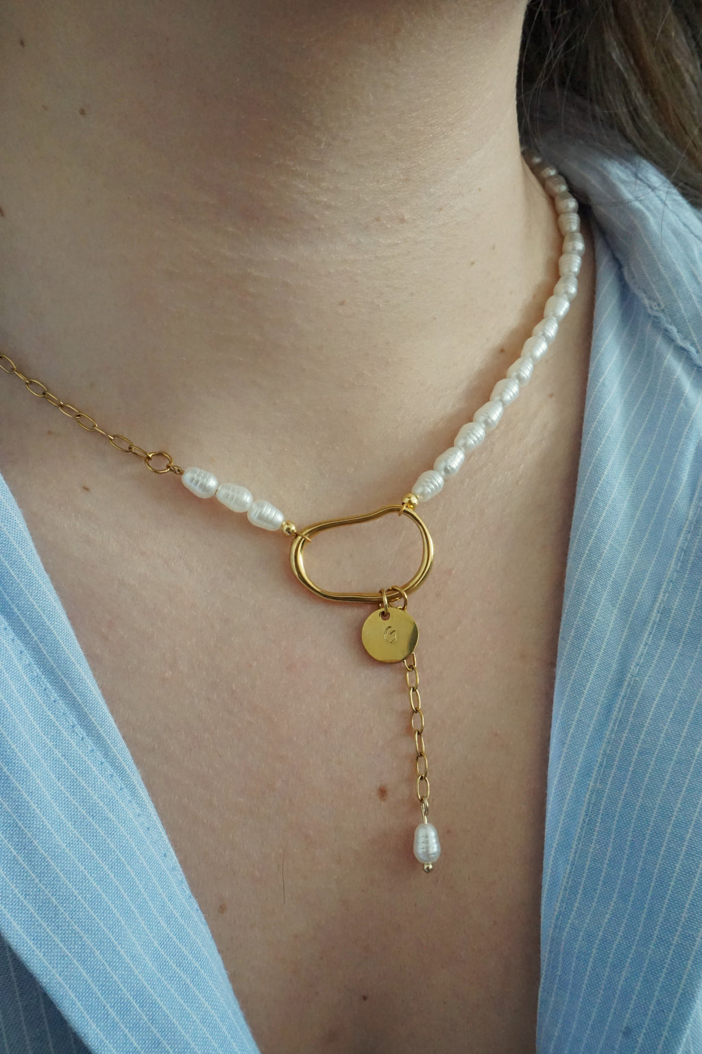 Parure Diana - Collier personnalisé & Boucles d’oreilles