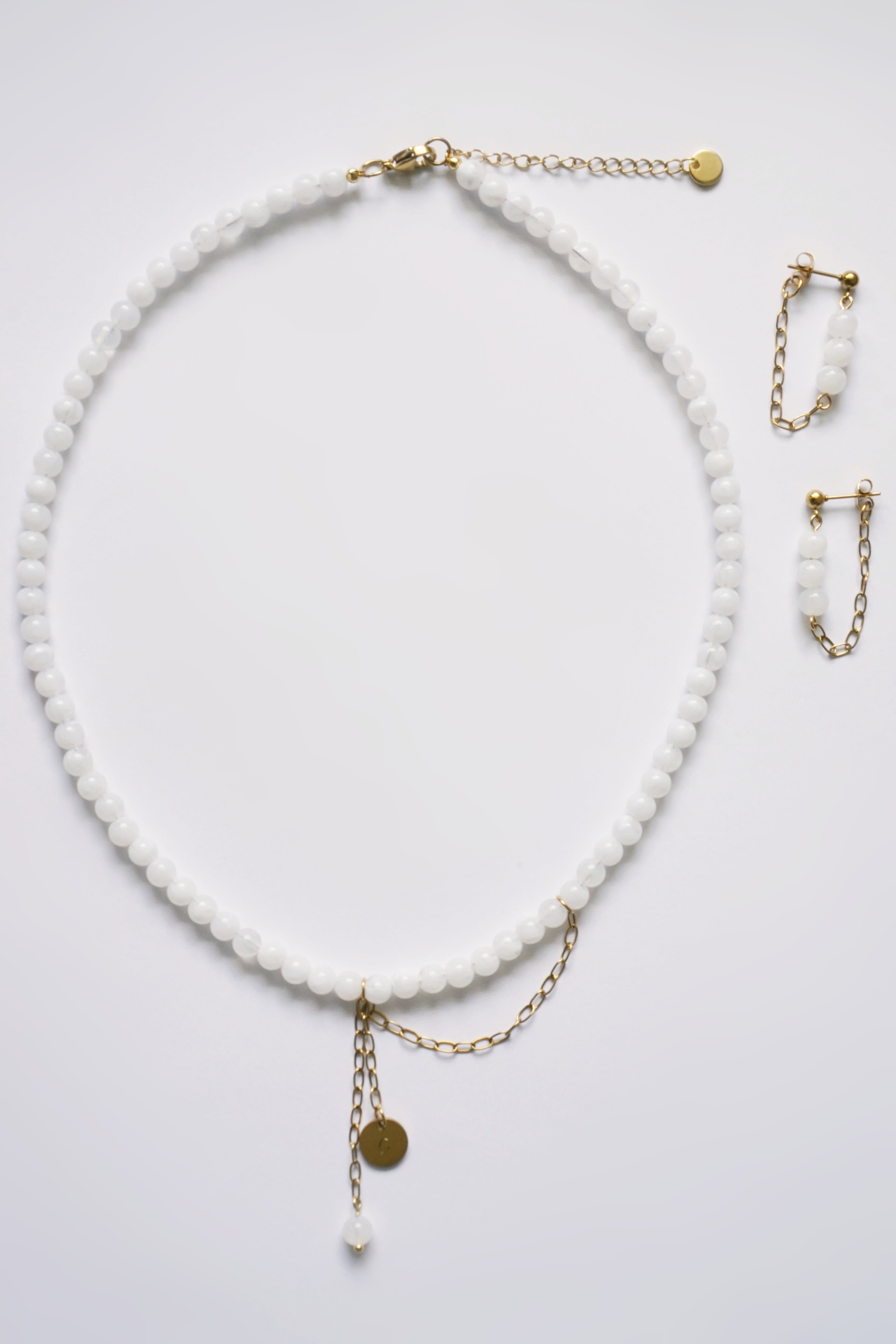 Parure Isabella - Collier personnalisé & Boucles d’oreilles