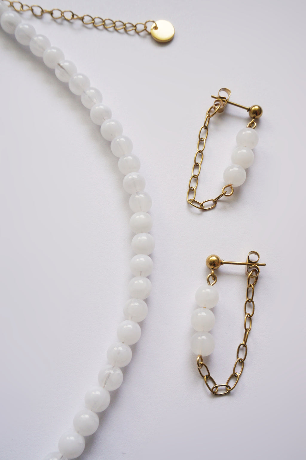 Parure Isabella - Collier personnalisé & Boucles d’oreilles