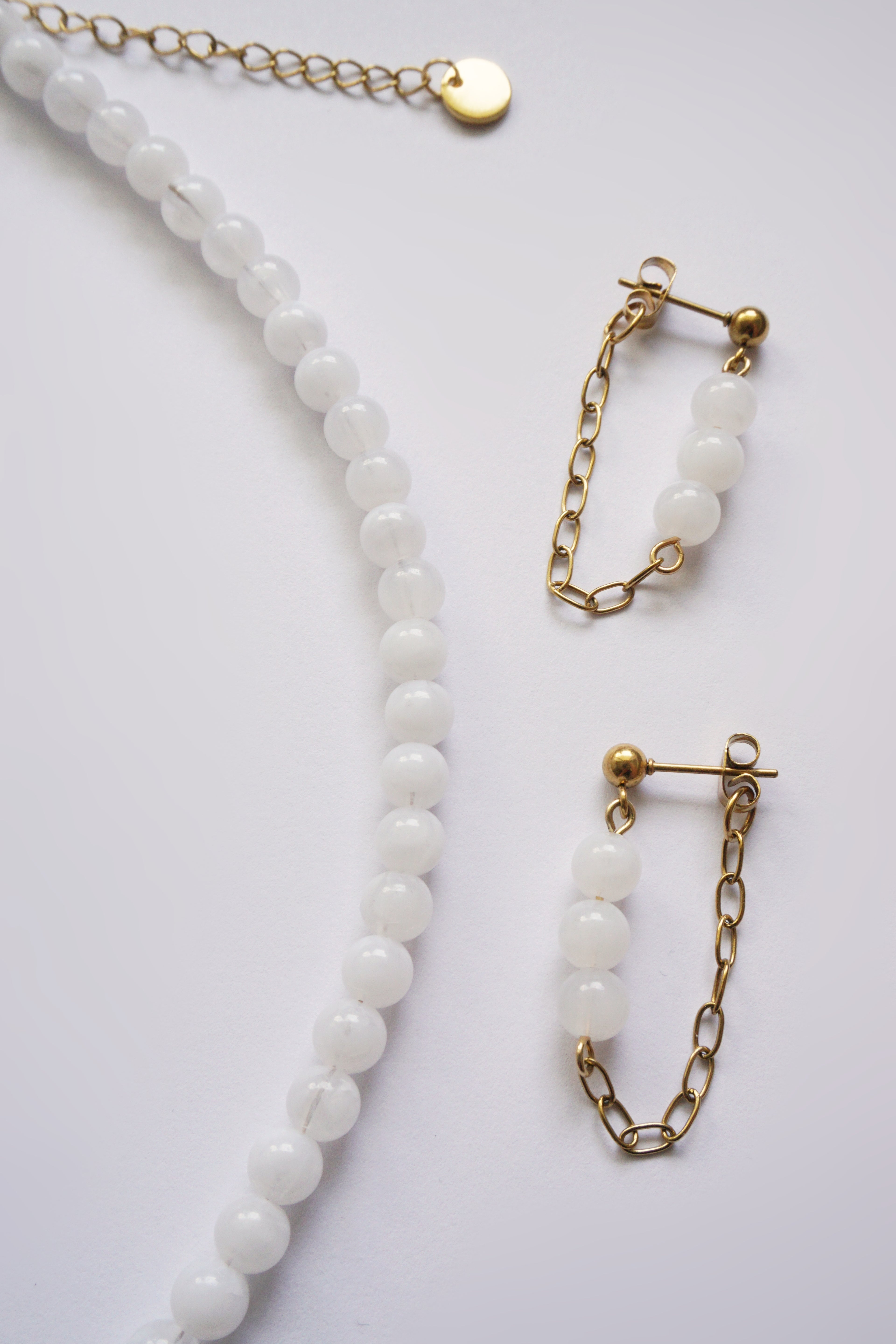 Parure Isabella - Collier personnalisé & Boucles d’oreilles
