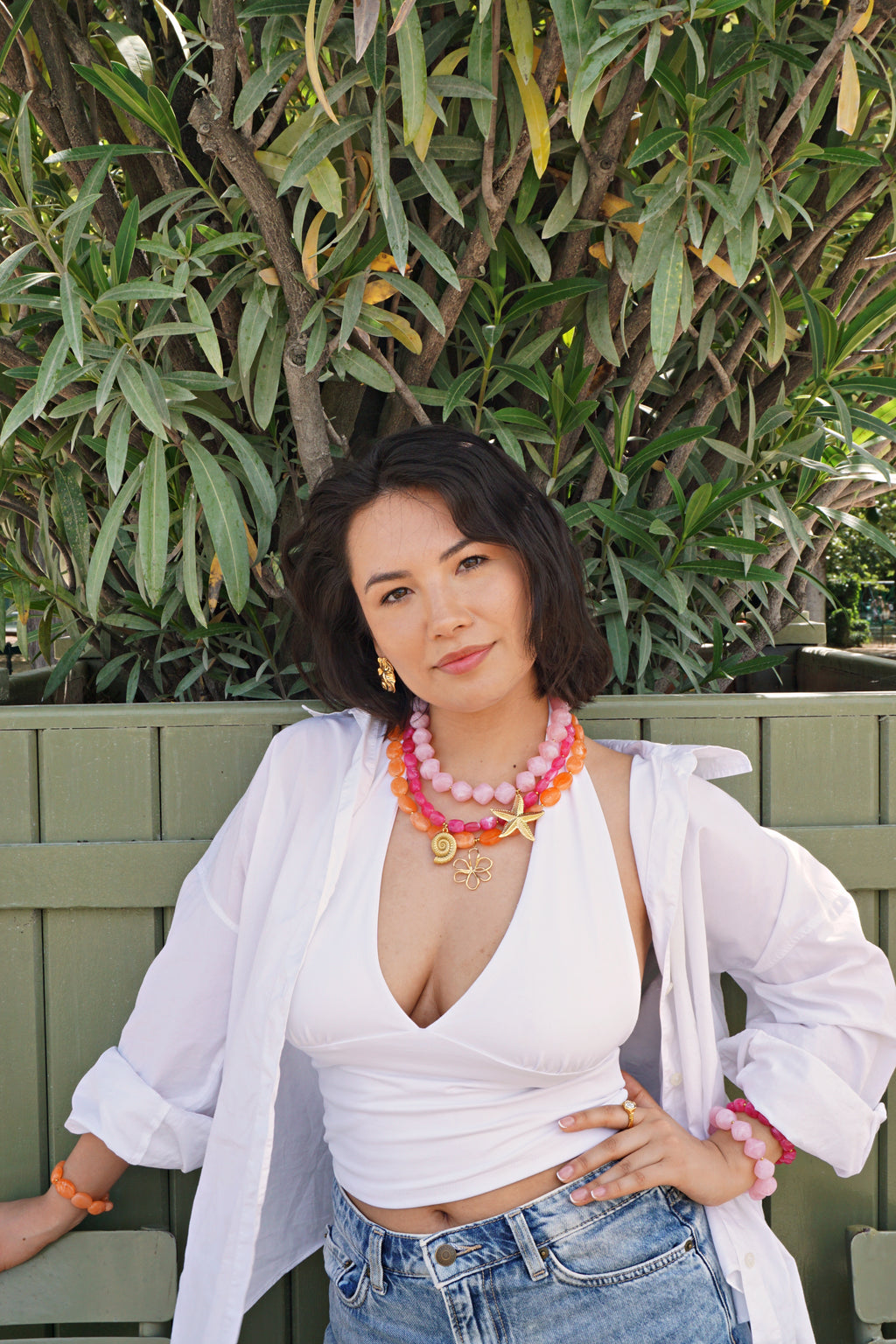 Collier Stella - Rose poudré