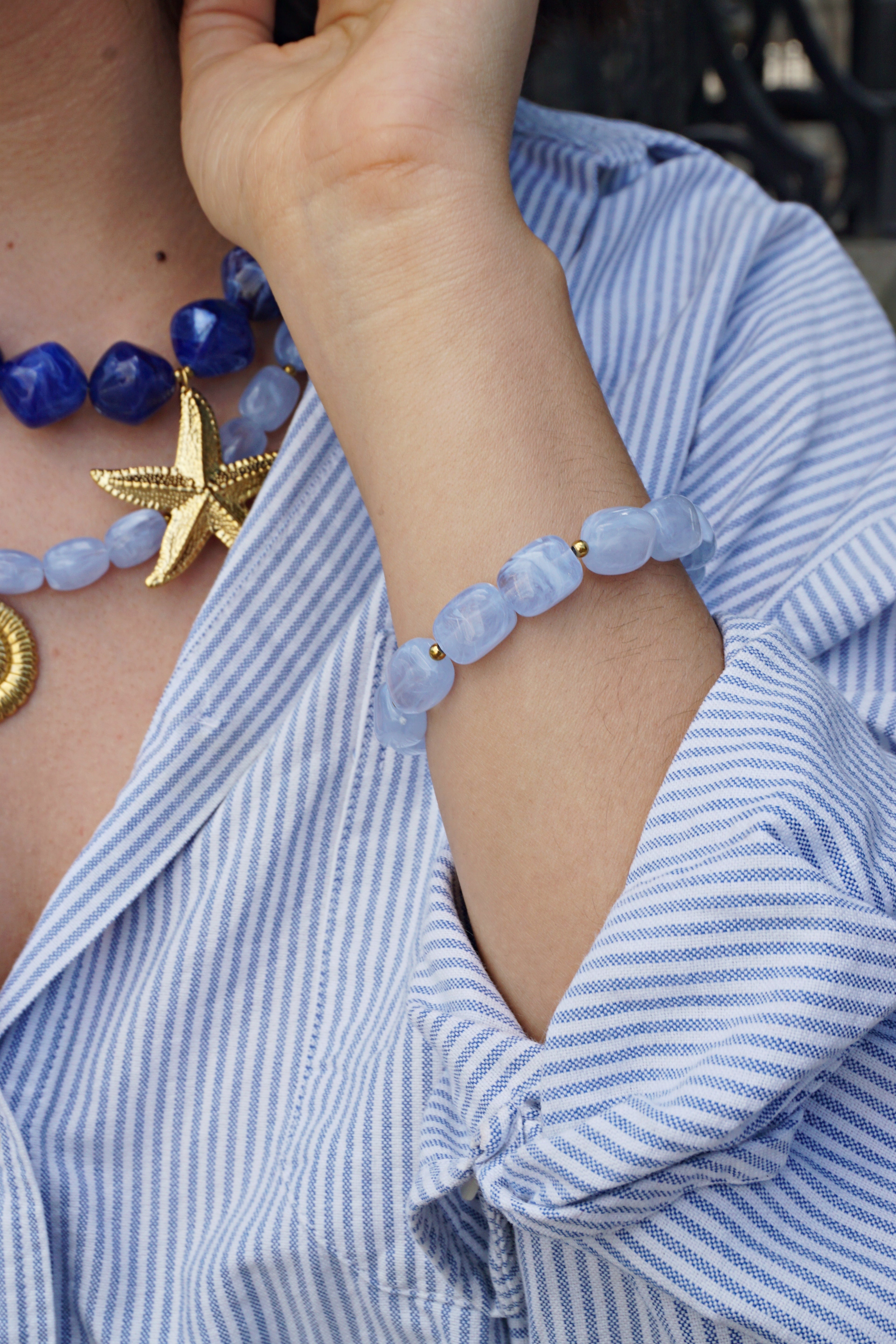Bracelet Paloma - Bleu ciel