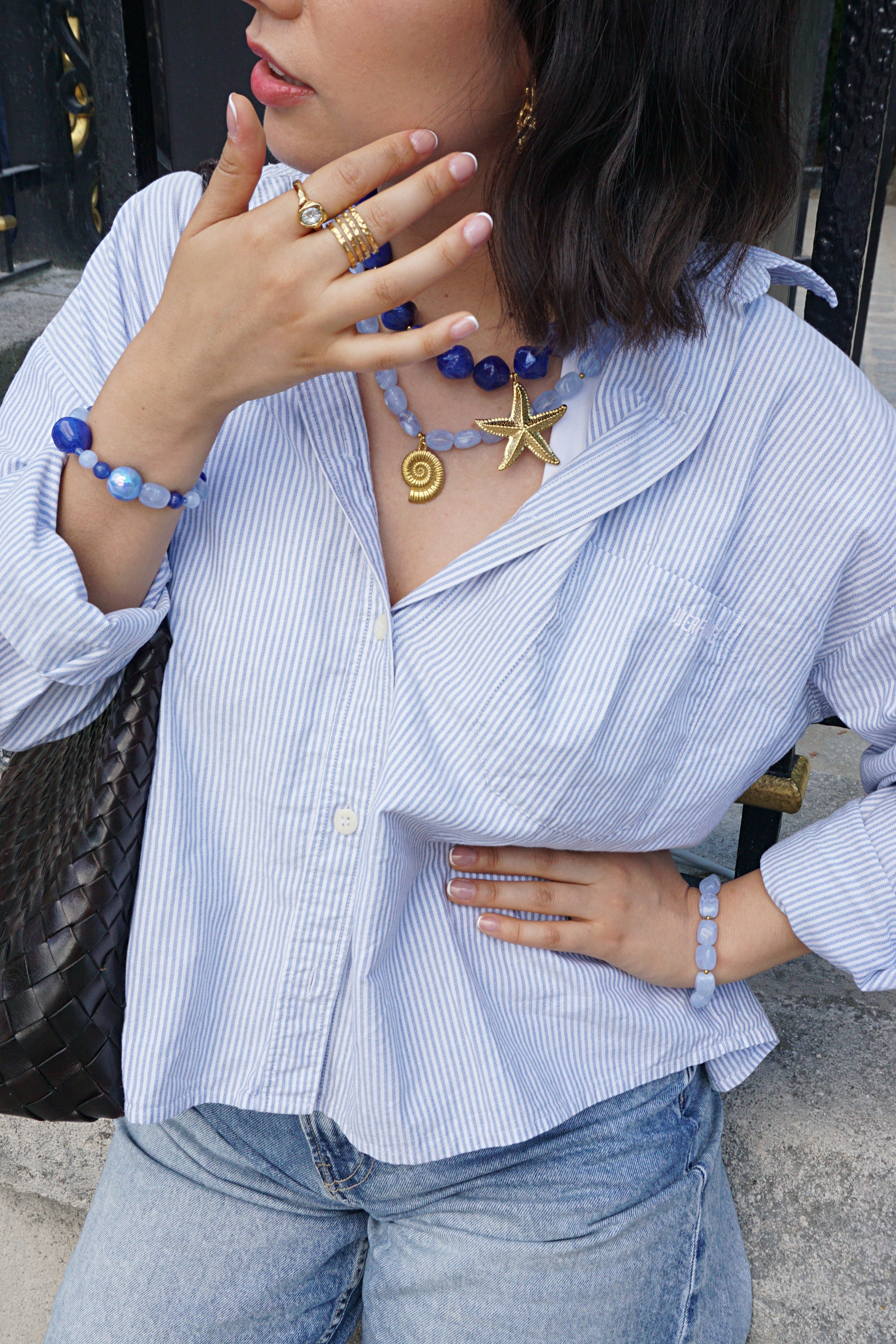 Bracelet Paloma - Bleu ciel
