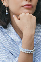 Boucles d'oreilles Ella - Bleu