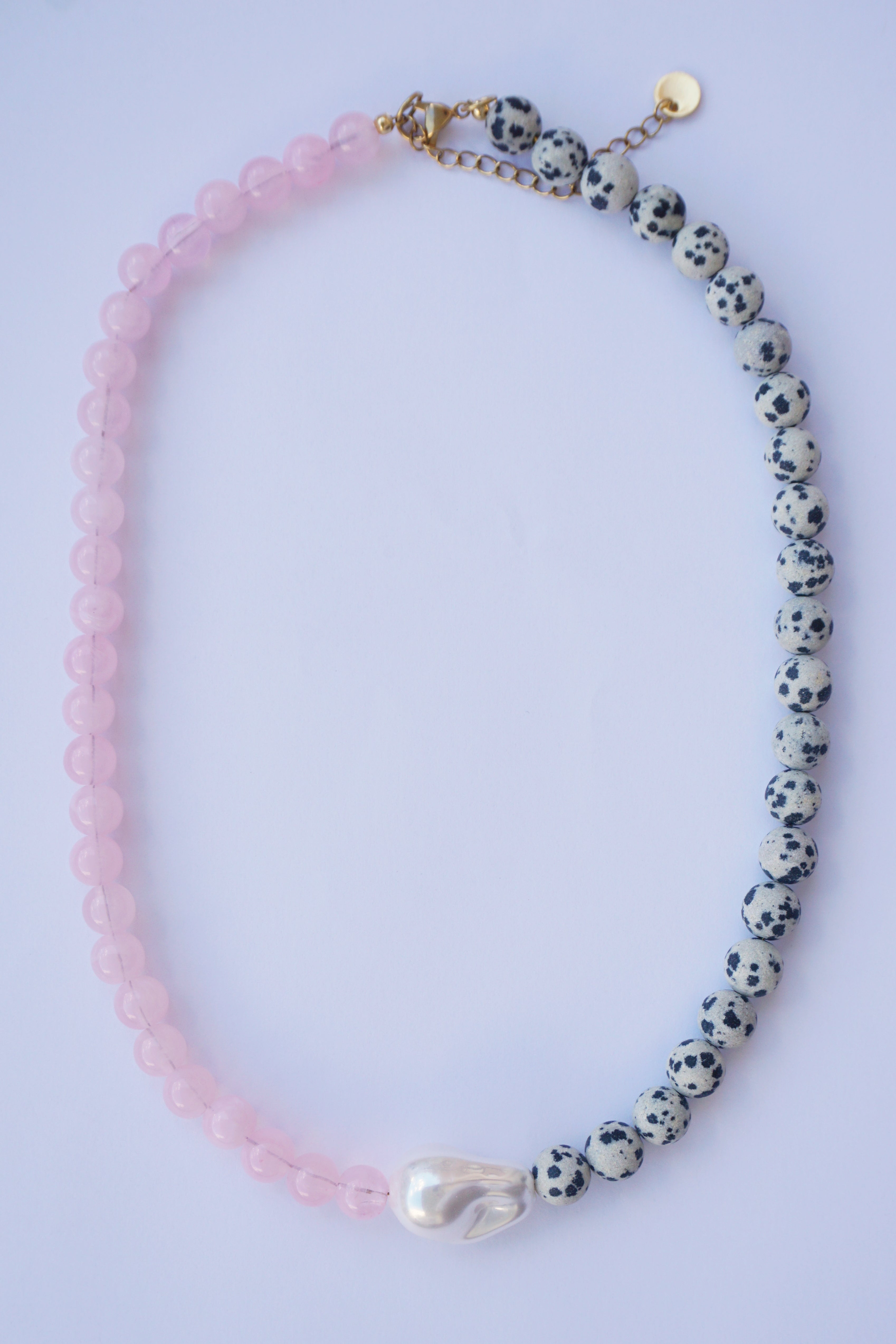 Collier Ella - Rose poudré
