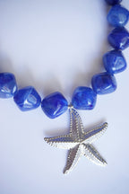 Collier Stella - Bleu électrique