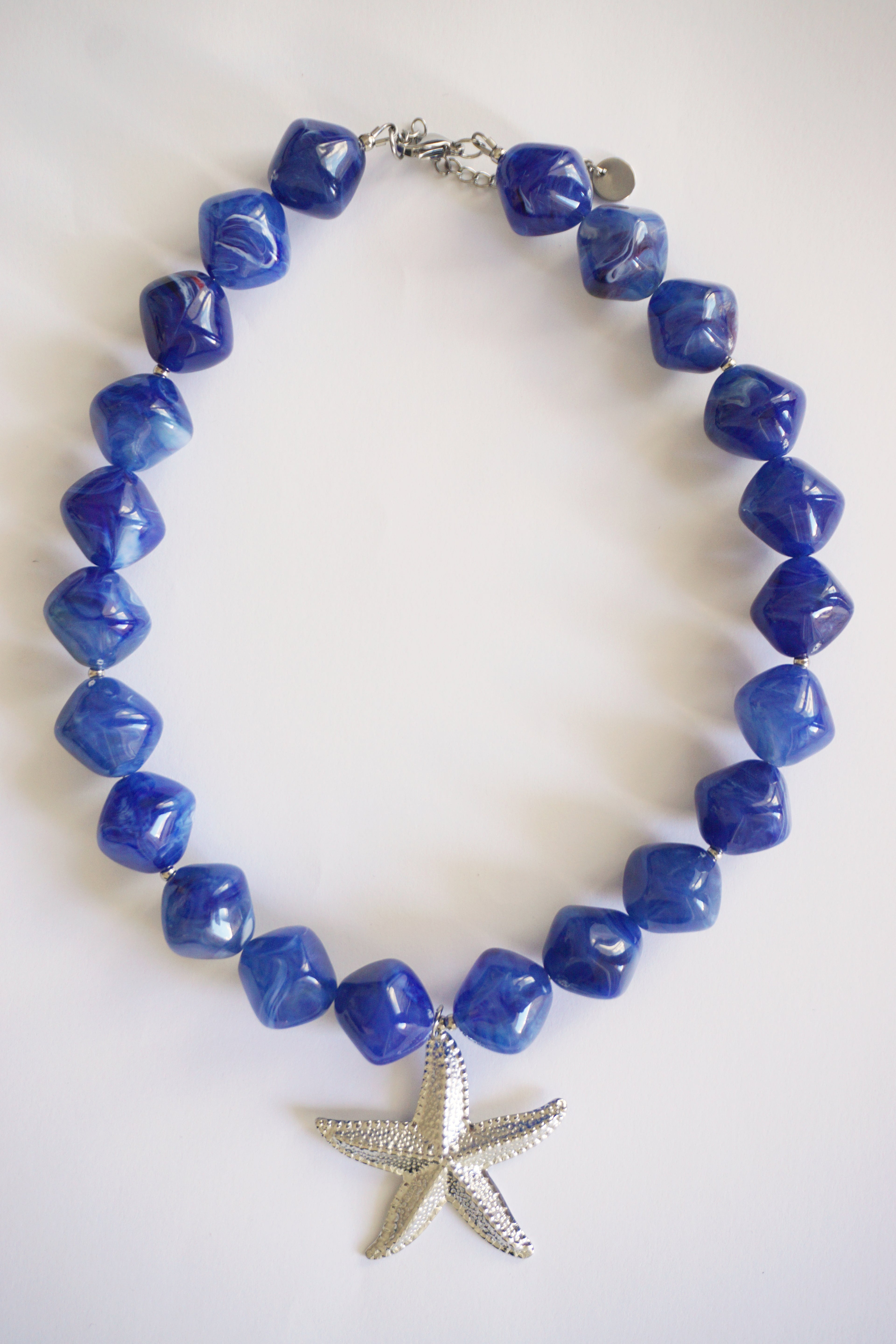 Collier Stella - Bleu électrique