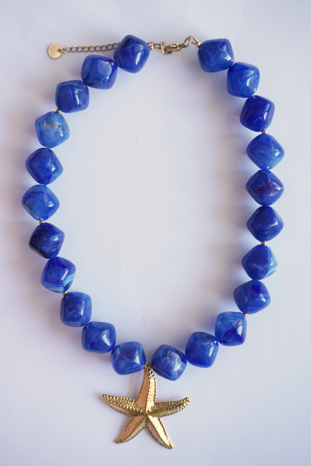 Collier Stella - Bleu électrique