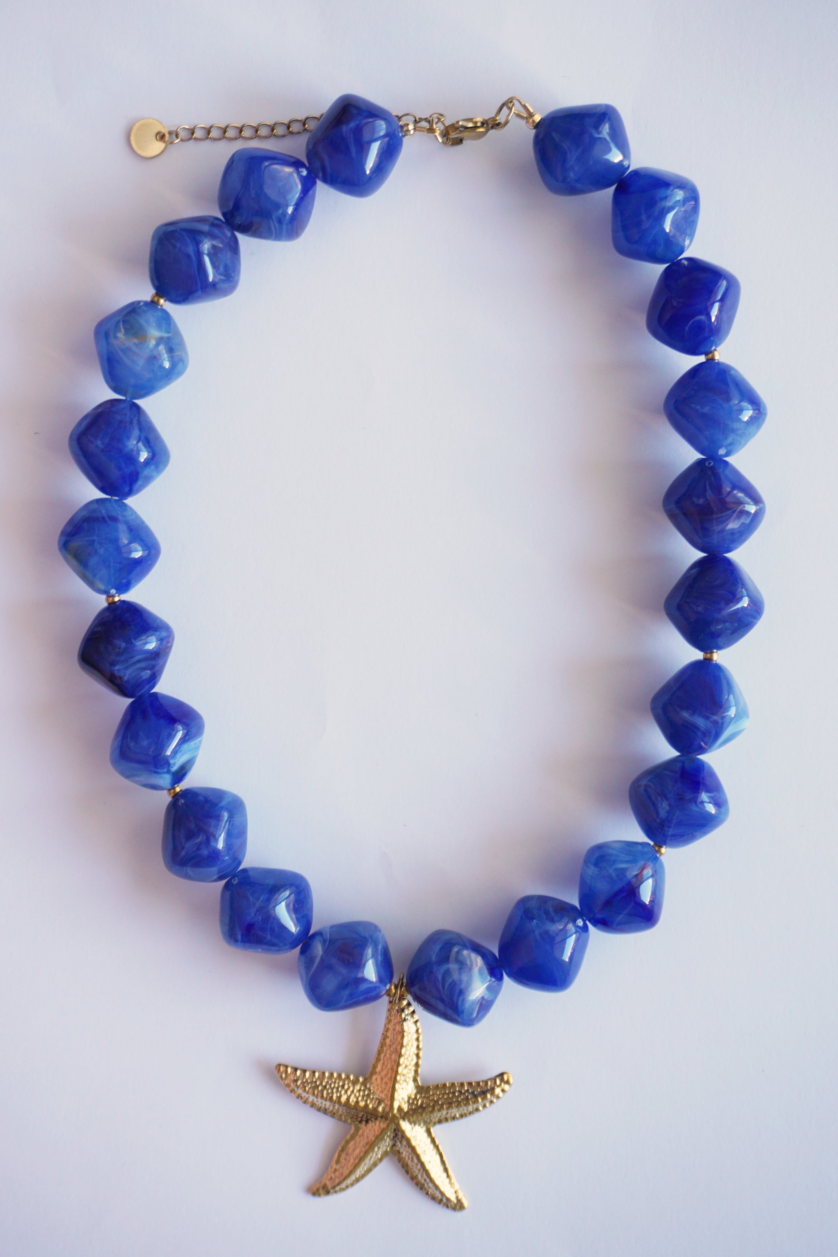 Collier Stella - Bleu électrique
