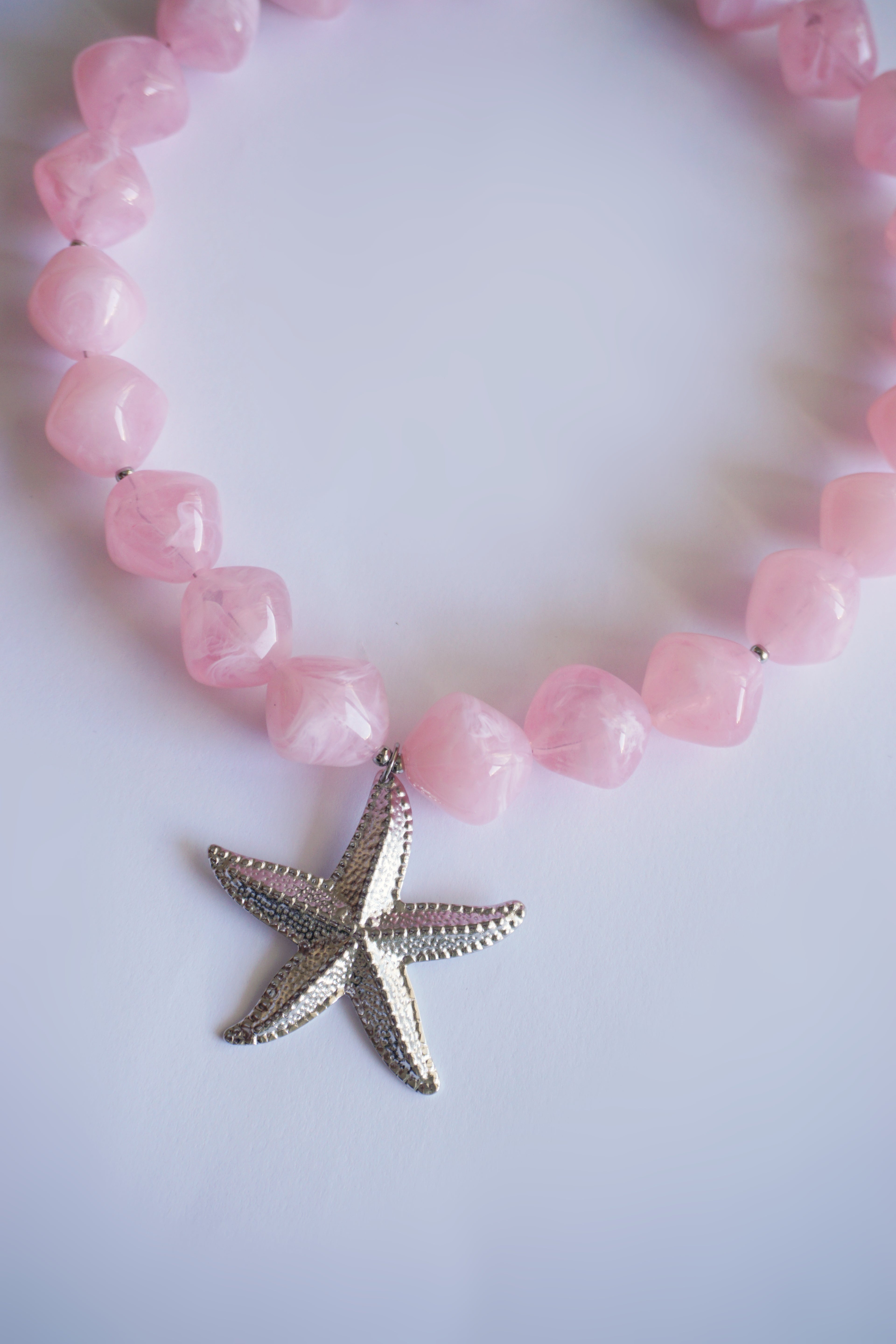 Collier Stella - Rose poudré