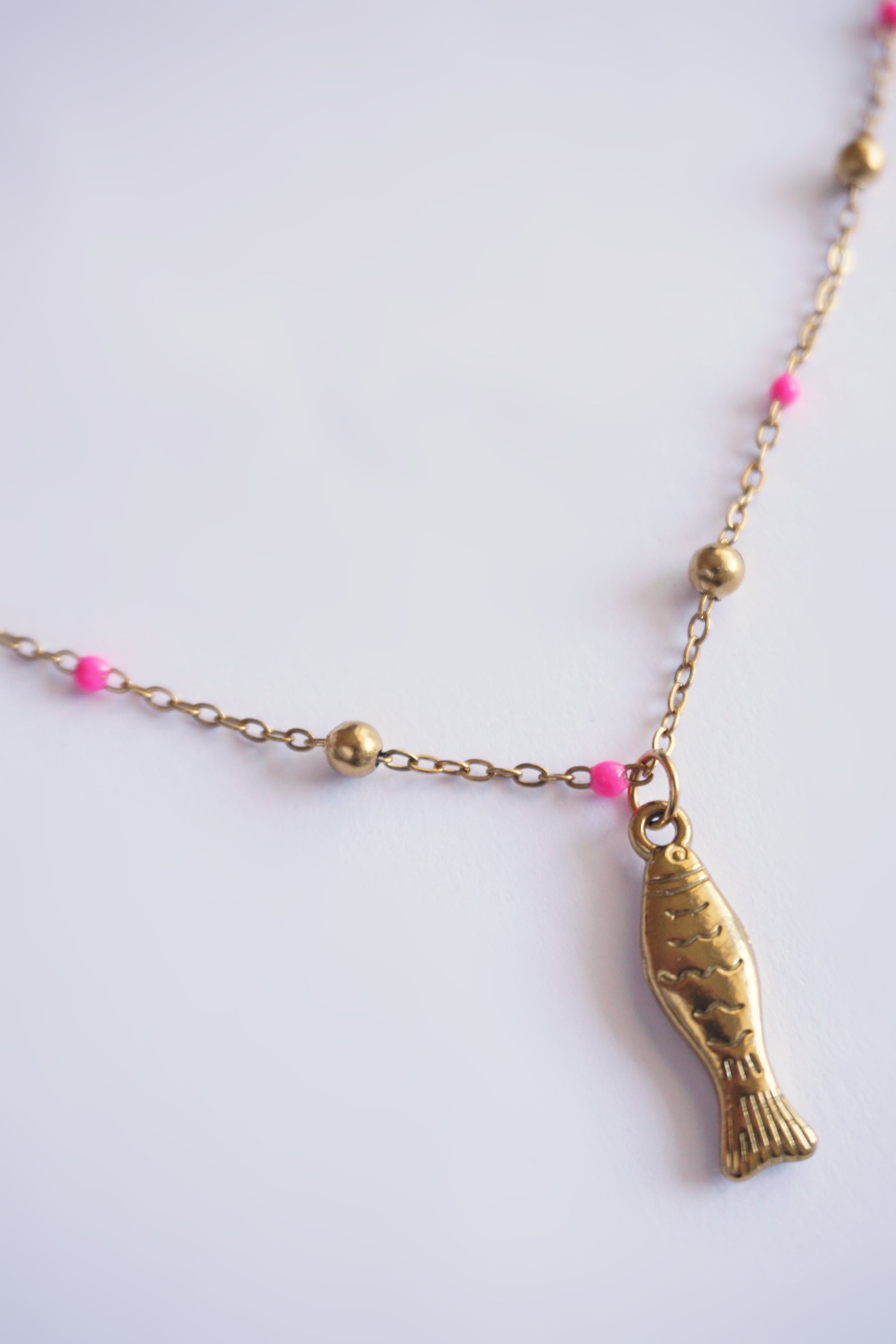 Collier Leïla - Rose