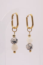 Boucles d'oreilles Ella - Blanc