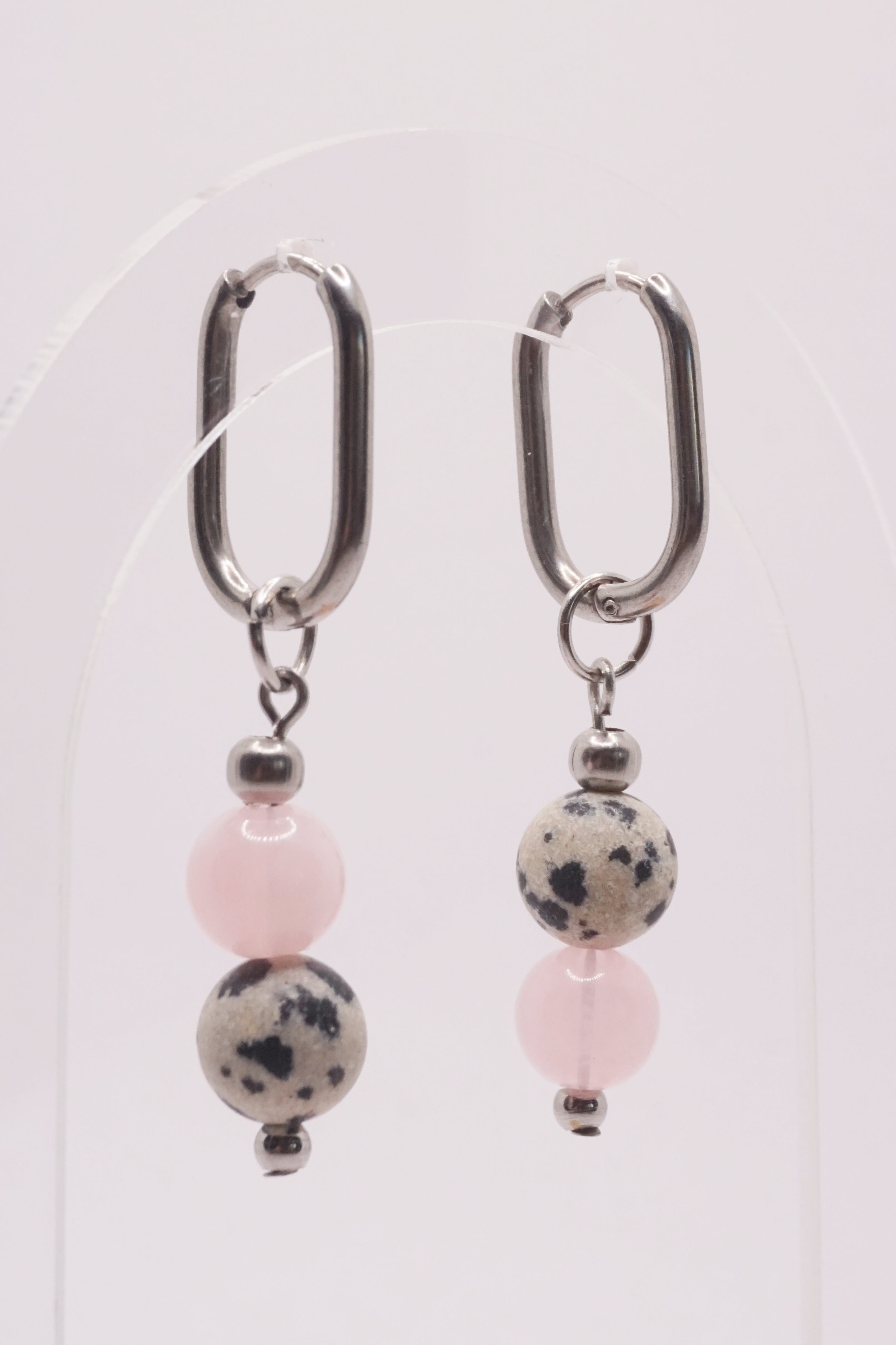 Boucles d'oreilles Ella - Rose