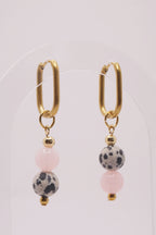 Boucles d'oreilles Ella - Rose