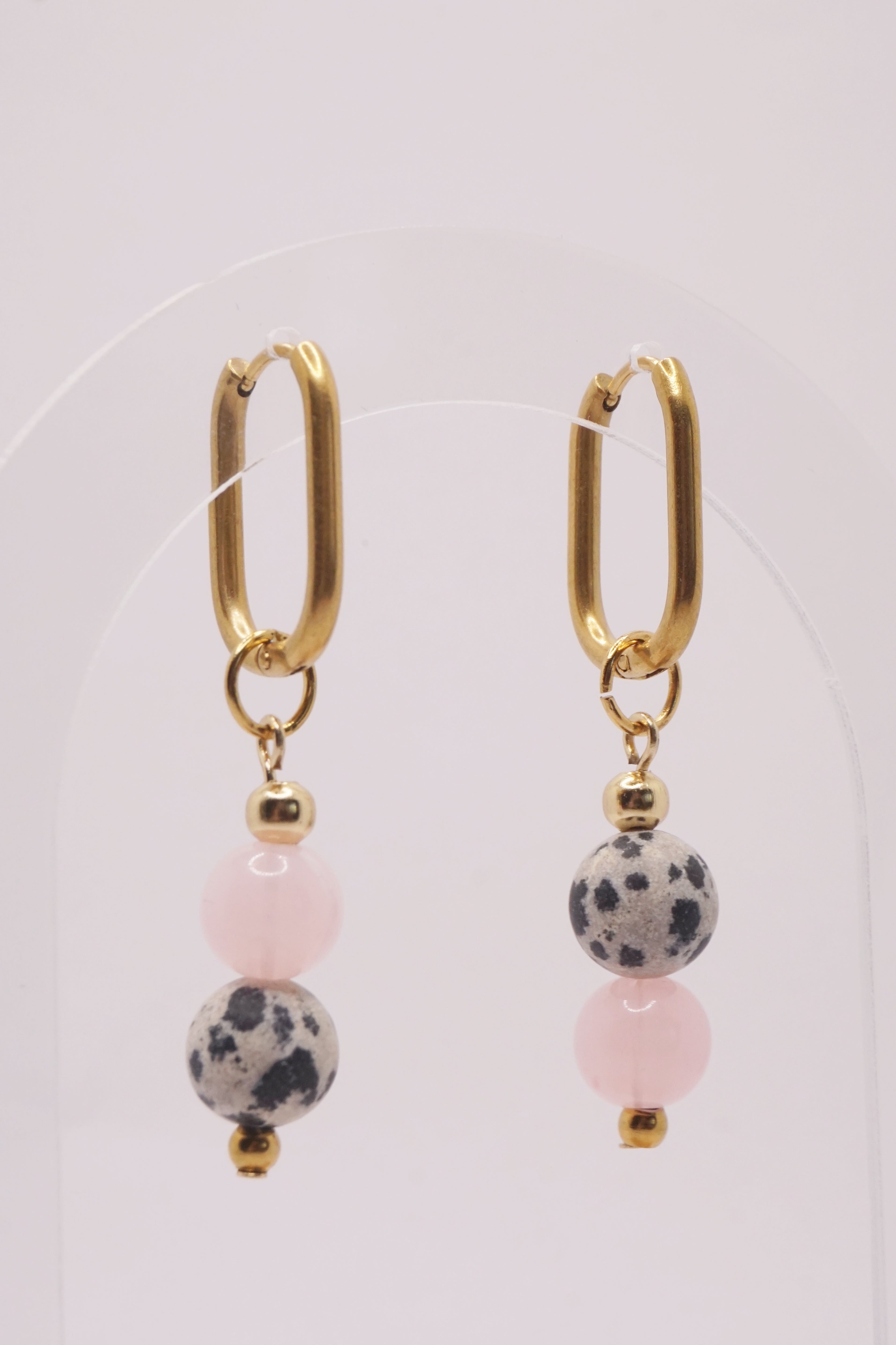 Boucles d'oreilles Ella - Rose