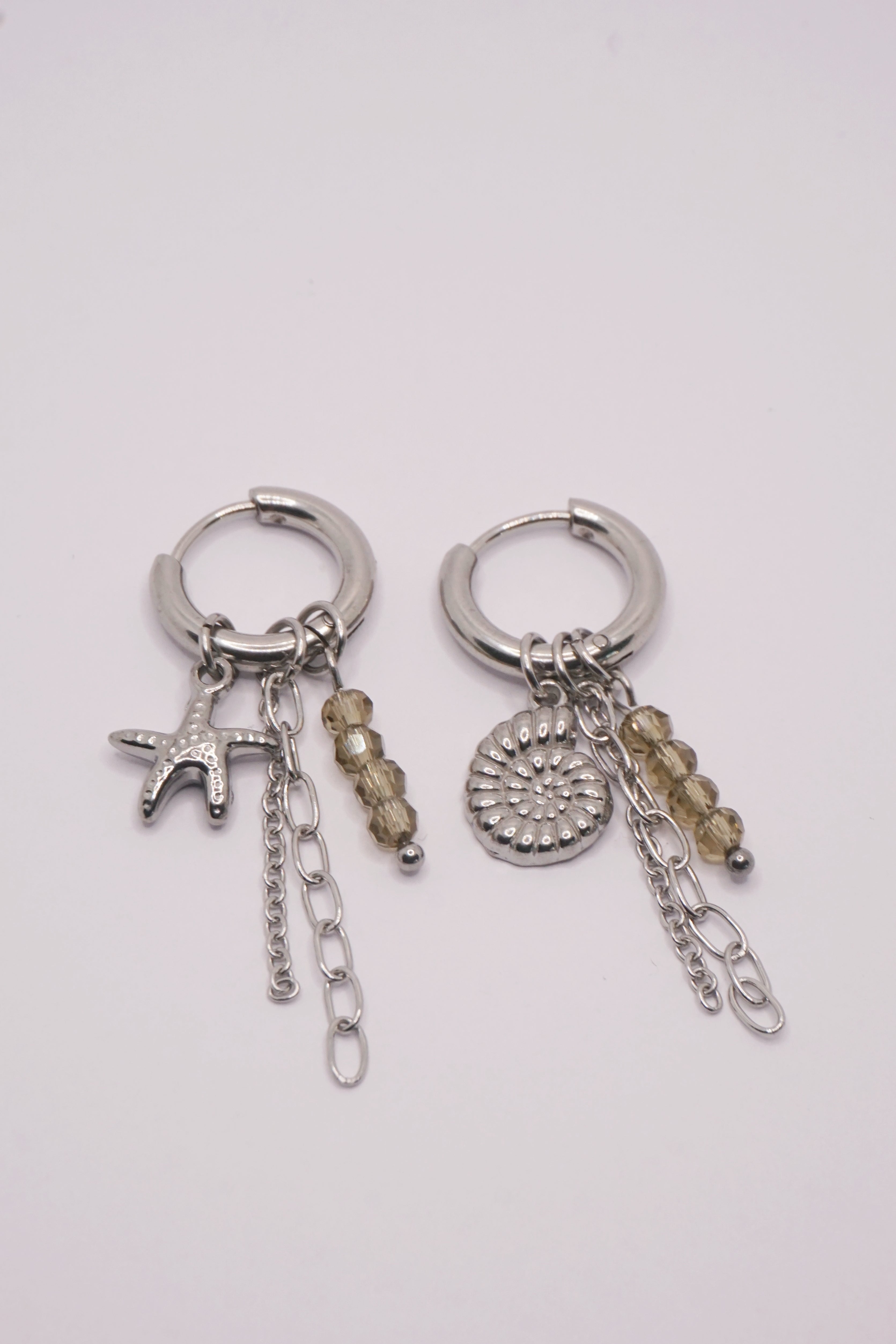 Boucles d'oreilles Giulia - Kaki