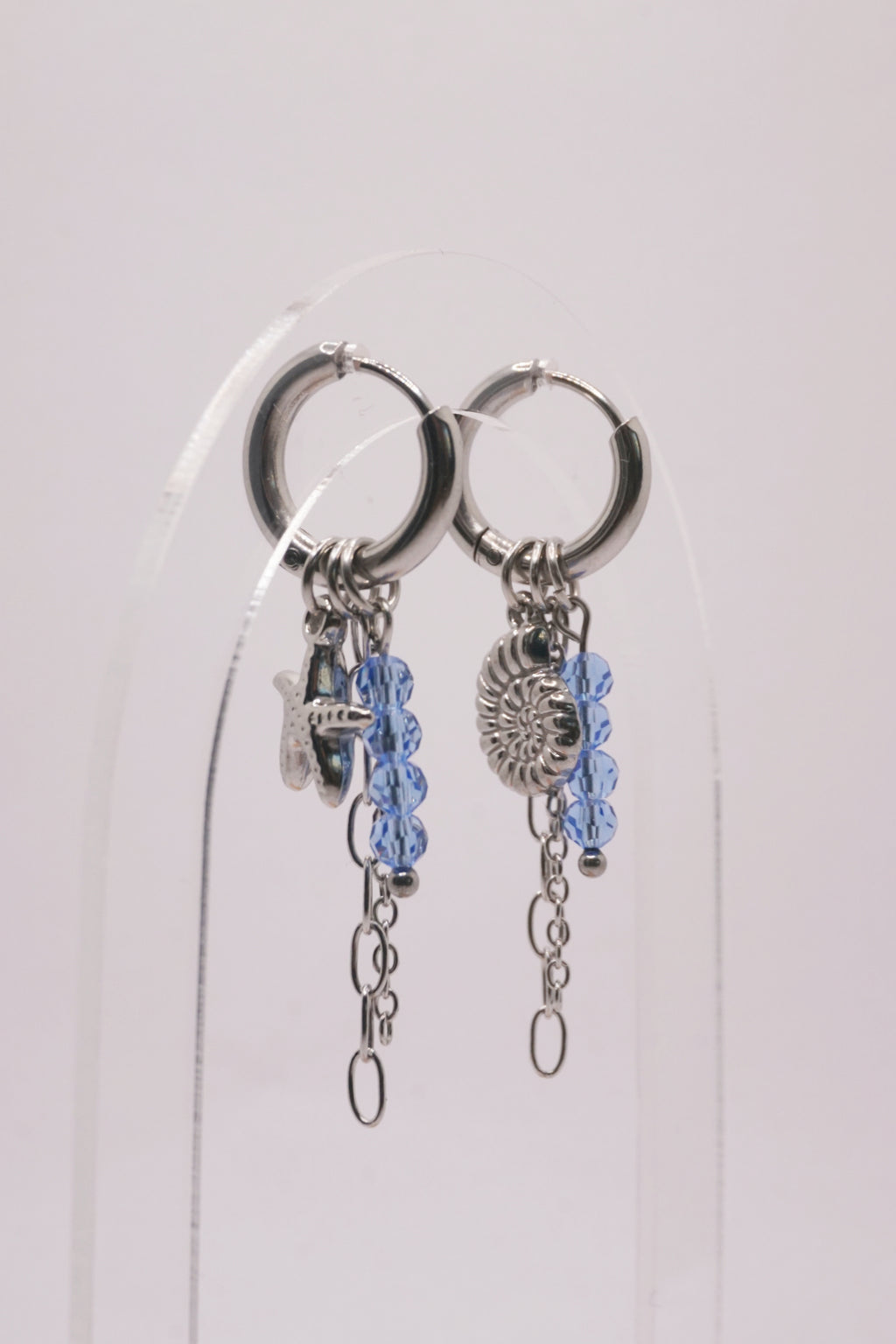 Boucles d'oreilles Giulia - Bleu ciel