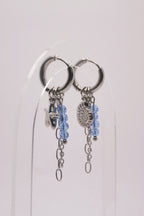 Boucles d'oreilles Giulia - Bleu ciel