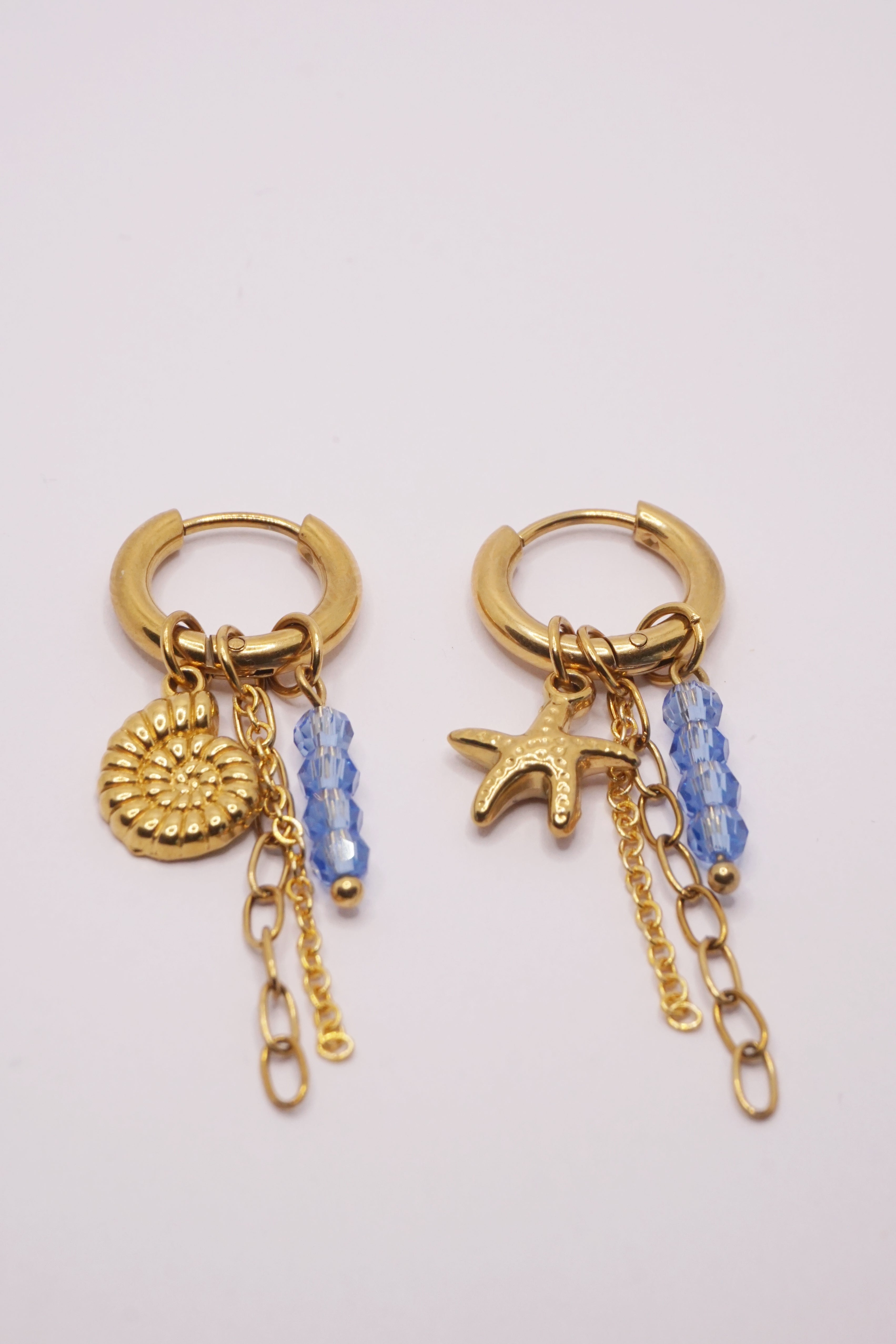 Boucles d'oreilles Giulia - Bleu ciel