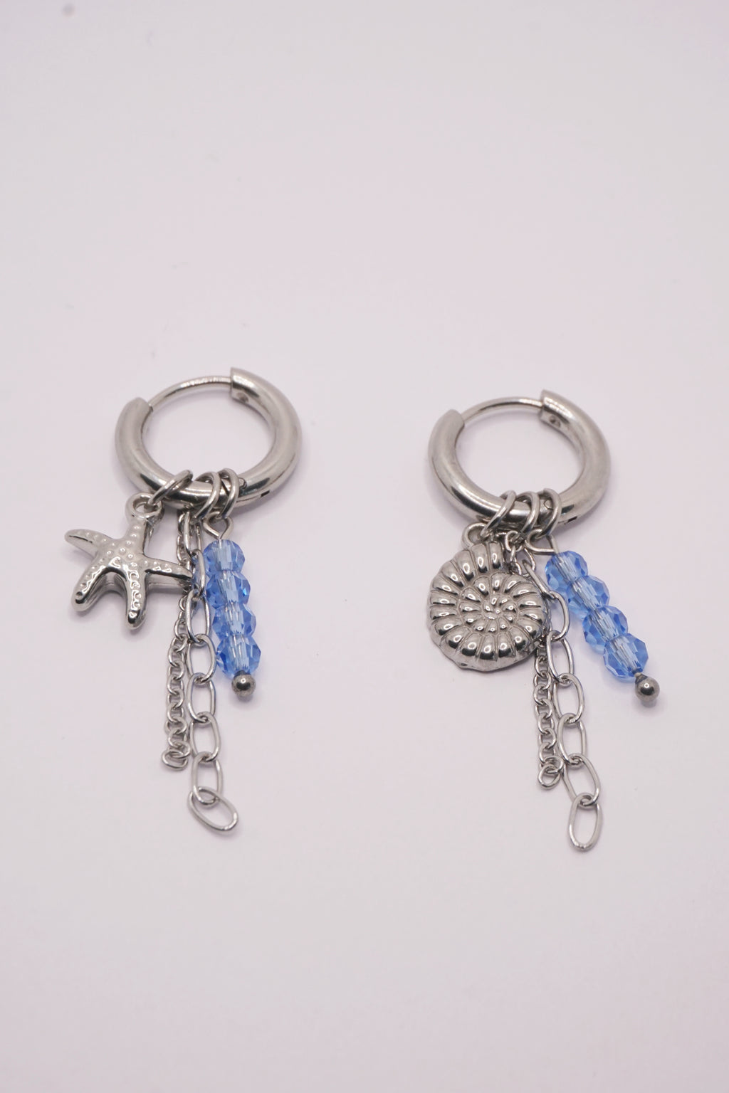 Boucles d'oreilles Giulia - Bleu ciel