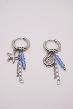 Boucles d'oreilles Giulia - Bleu ciel