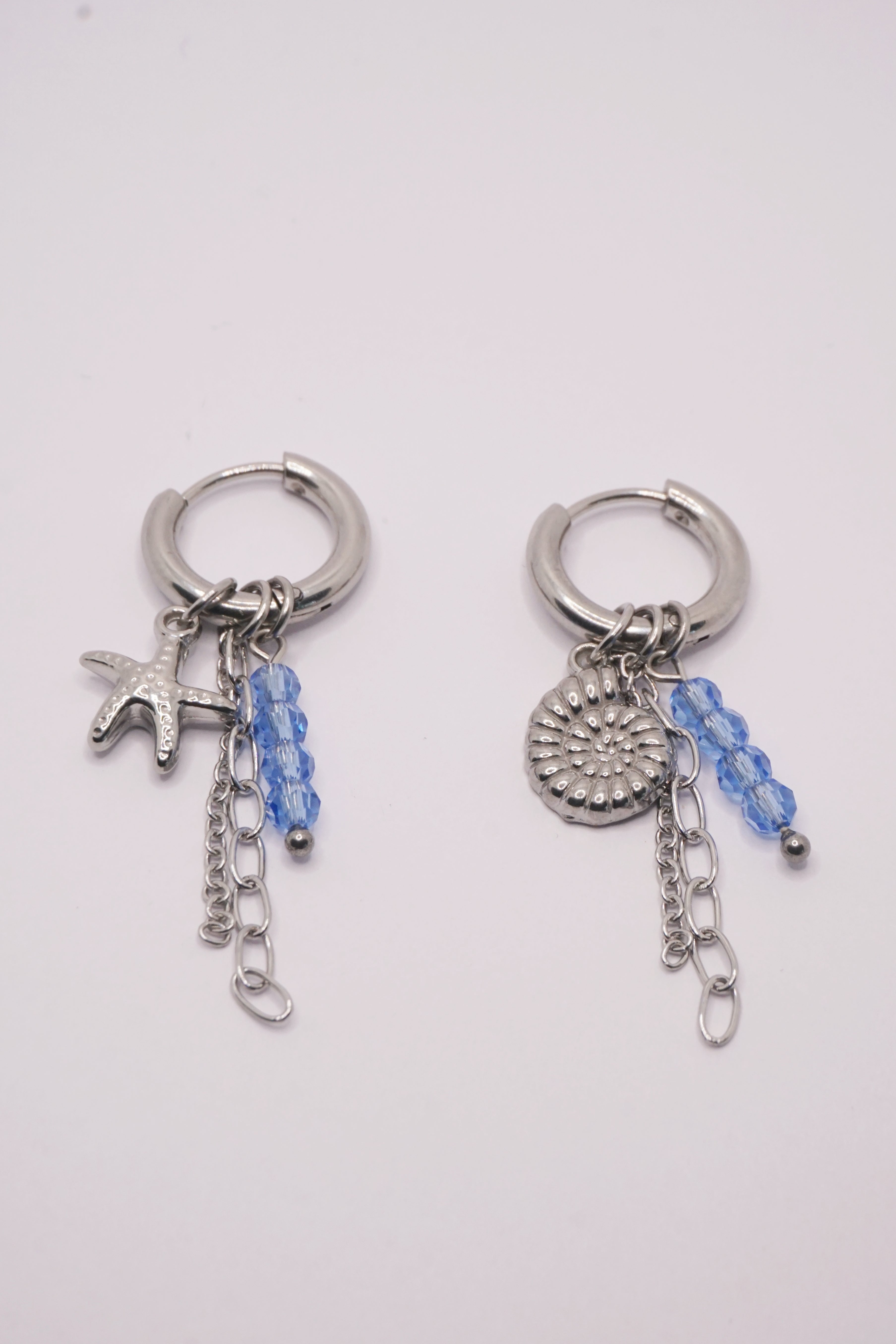 Boucles d'oreilles Giulia - Bleu ciel