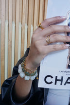 Bracelet Olivia - Vert olive