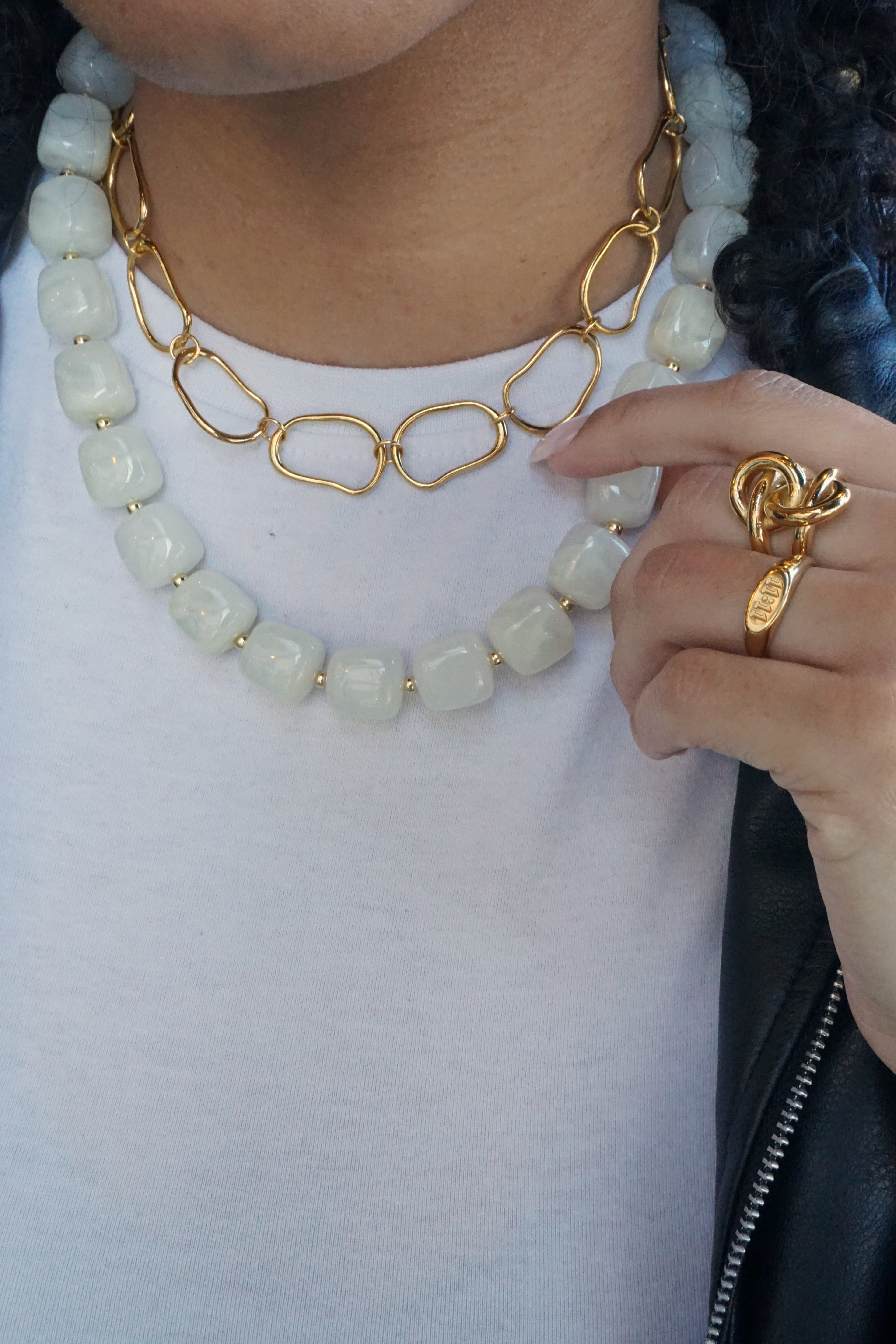 Collier Olympe - Blanc