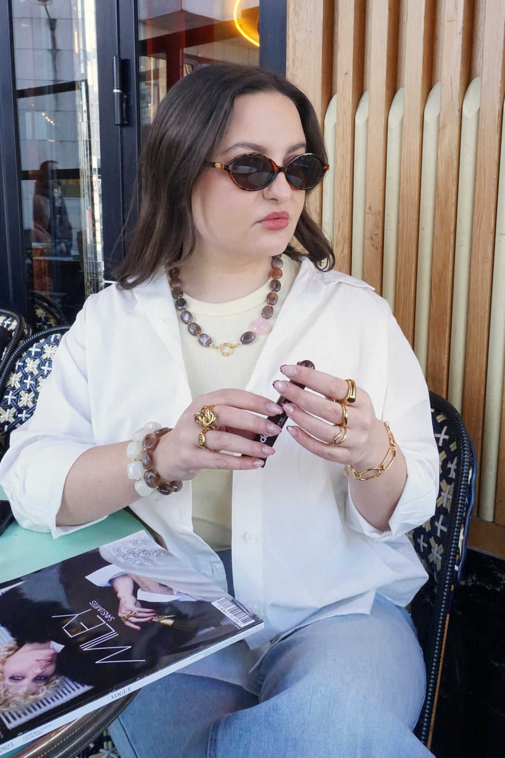 Bracelet Olivia - Marron