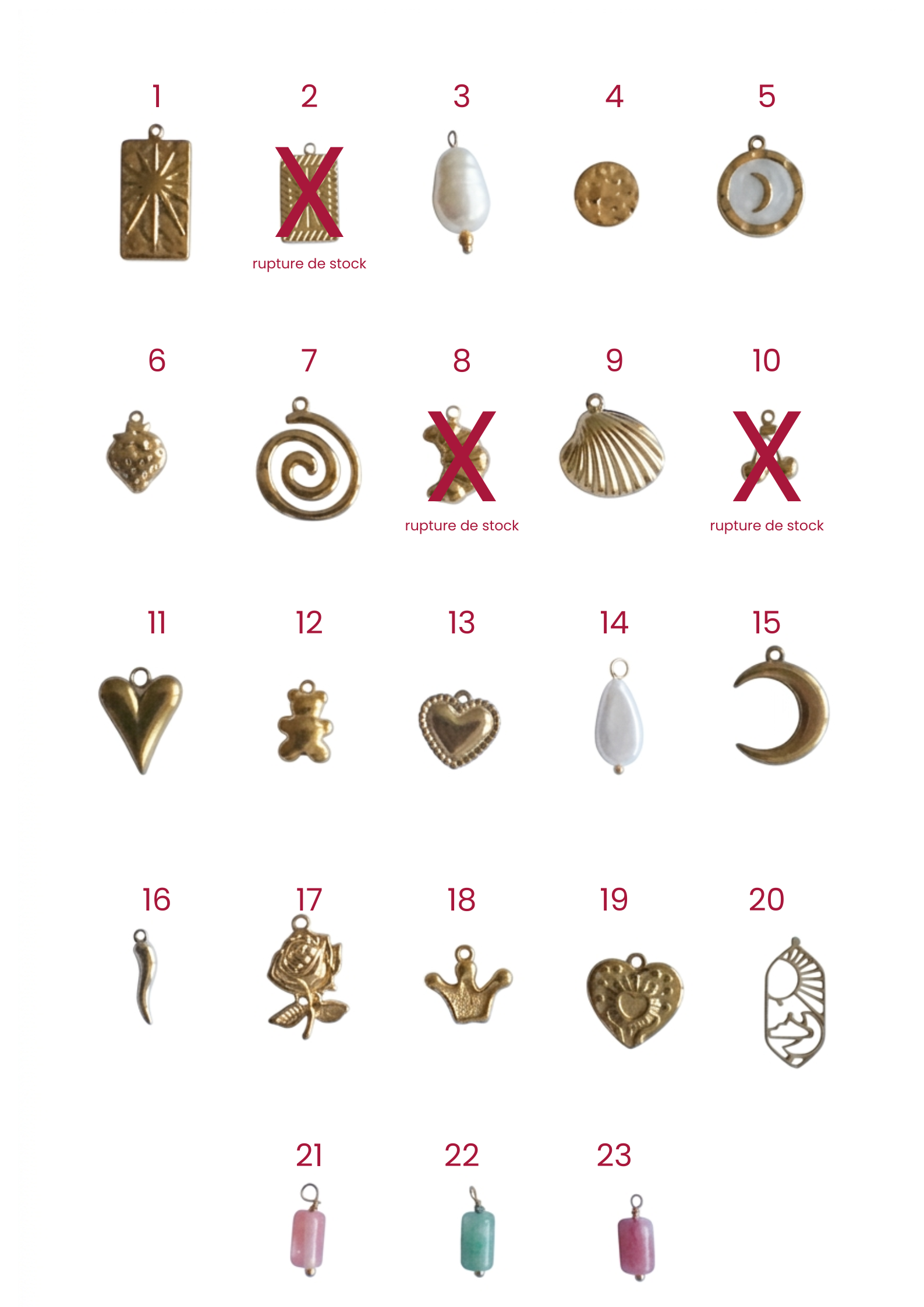 Foulard à charms personnalisable